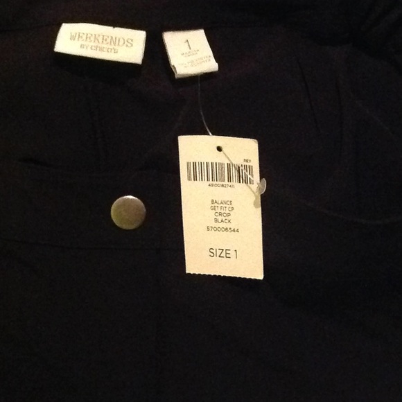 ๐ Chico's Weekends Cropped Athletic Pants - Picture 4 of 4